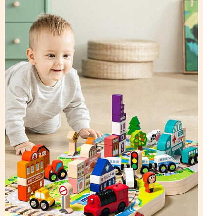 Wooden Train set